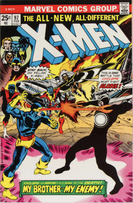 Uncanny X-Men #97, Return of Havok and Polaris, 1st appearance of Lilandra. Click for values