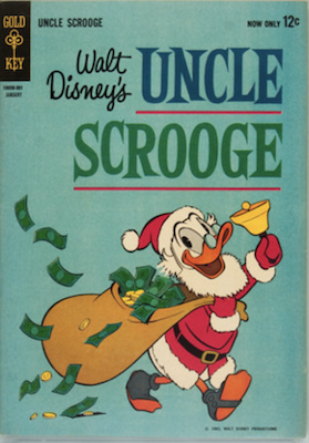 Uncle Scrooge #40 (1963): Published by Dell #1-39, Gold Key. Click for values