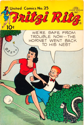 United Comics #25 (1952): Early Peanuts appearance. Click for values