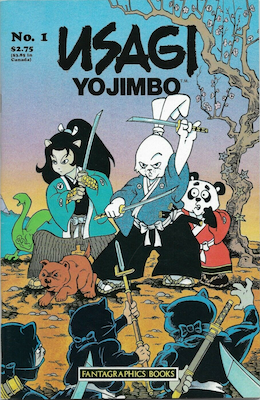 Most valuable comic books of the Copper age: Usagi Yojimbo Summer Special (1986). Click for values