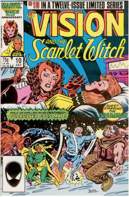 Vision and the Scarlet Witch #10. Click for values.