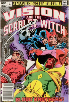 Vision and the Scarlet Witch Limited Series #3 (1982). Click for values.