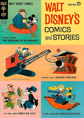 Walt Disney's Comics and Stories #264 (Gold Key Comics, 1962): Previous issues published by Dell. Click for values