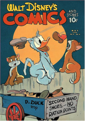 Walt Disney's Comics and Stories #44. Click for values.