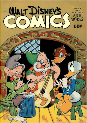 Walt Disney's Comics and Stories #45. Click for values.