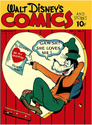 Walt Disney's Comics and Stories #5. Click for values.