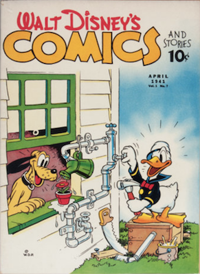 Walt Disney's Comics and Stories #7. Click for values