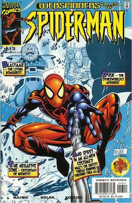 Webspinners: Tales of Spider-Man #13. Click for values