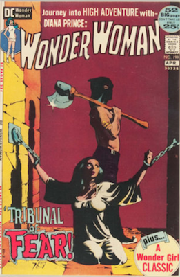 Wonder Woman #199, Jeff Jones Bondage Cover. Click for values