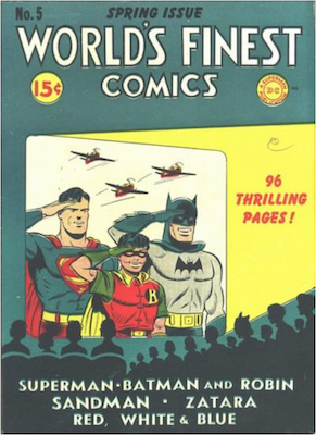 World's Finest Comics #5. Click for values.