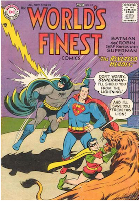 World's Finest Comics #87. Click for values.