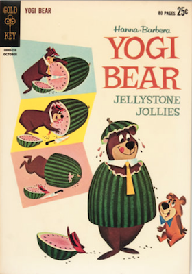 Yogi Bear #10 (Gold Key, 1962), Previously published by Dell. Click for values