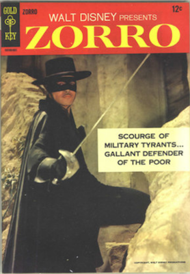 Zorro #1 (1966), Gold Key Comics. Click for values