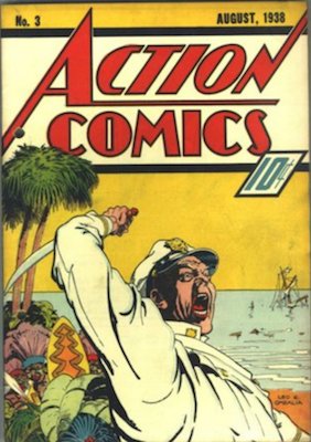 Action Comics #3: 3rd appearance of Superman. Rare comic. Click for value