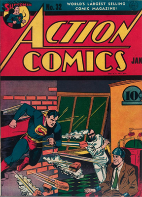 Action #32: First Appearance of Krypto Ray Gun. Click for value