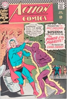 Origin and First Appearance, Parasite, Action Comics #340, DC Comics, 1966. Click for value