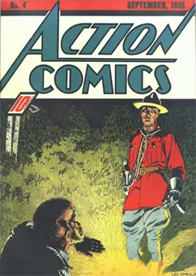 Action Comics #4 (Sep 1938): Fourth Appearance of Superman (Plays Football in the Story). Click for values