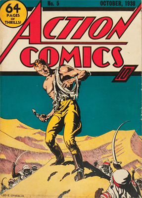 Action Comics #5: 5th appearance of Superman. Scarce. Click for values