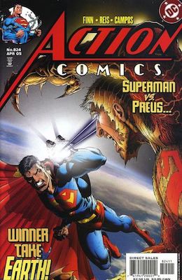 Action Comics #824: Click Here for Values Action Comics #824: Click Here for Values