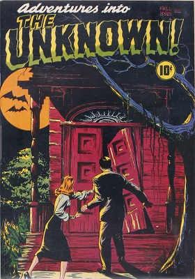 Adventures in the Unknown #1 (1948): Earliest Ongoing Series of Horror Comic Books. Click for value