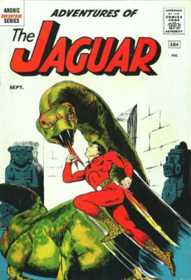 Origin and First Appearance, the Jaguar, Adventures of the Jaguar #1, DC Comics, 1961. Click for value