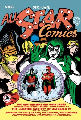 All Star Comics #8: First Appearance of Wonder Woman in the JSA. Click for values