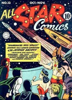 Click to check the value of the Golden Age comic, All-Star Comics #13