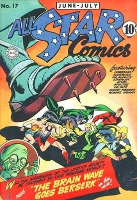 Click to check the value of the Golden Age comic, All-Star Comics #17