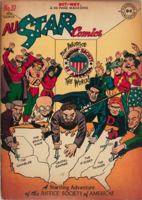 Origin and First Appearance, Injustice Society, All-Star Comics #37, October, 1947. Click for values