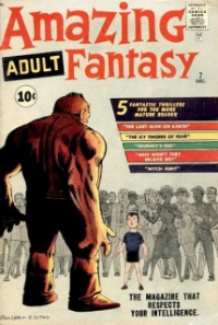 Amazing Adult Fantasy #7 led to the eventual conclusion of Amazing Fantasy #15 and Spider-Man. Click for current market value.