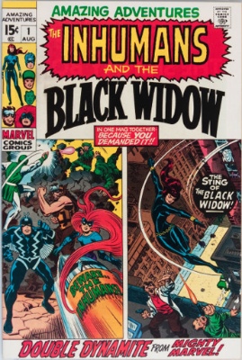 Amazing Adventures #1: Black Widow Stars. Click for values
