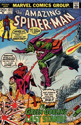 Amazing Spider-Man #122 (1973): Death of Green Goblin. One of the most valuable comic books of the Bronze Age. Click for values