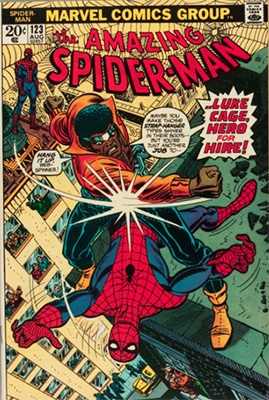 Amazing Spider-Man #123, Luke Cage appearance. Click here to buy at Goldin