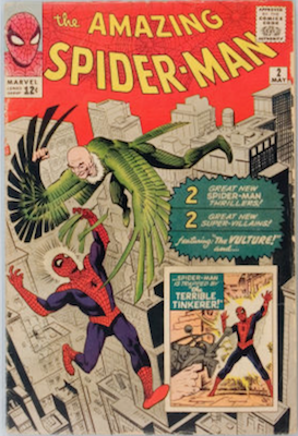 An average copy of ASM #2 looks like this, in GD-VG shape. It's worth in the $450-600 range. Click for values