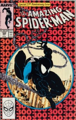 Amazing Spider-Man #300, a very common late-1980s comic book but with huge demand