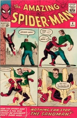 Sandman (Amazing Spider-Man #4, September, 1963). Click for values