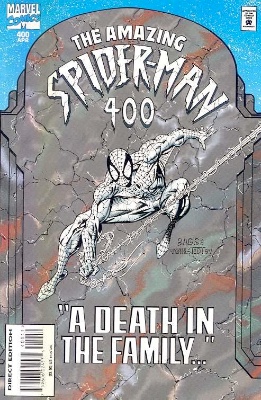 Amazing Spider-Man #400, Death of Aunt May. Click for values