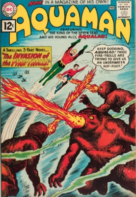 Aquaman #1: The Invasion of the Fire Trolls. Click for values