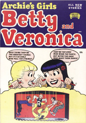 Archie's Girls Betty and Veronica #1 (1950). Click for values
