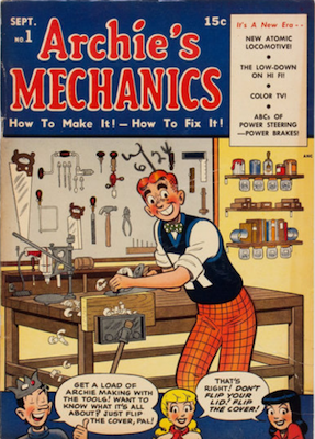 Archie's Mechanics #1 (1954). Click for values