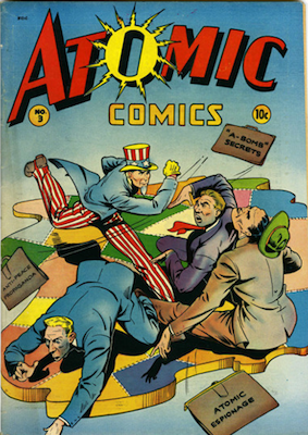 Atomic Comics #3: Matt Baker cover art. Click for values