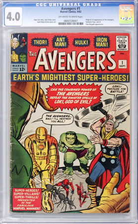 100 Hot Comics #33: Avengers 1, 1st Appearance of the Super-Team. Click to buy a copy from Goldin