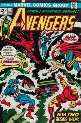 The Avengers #111 (May 1973): The Widow Finally Becomes an Avenger. Click for values