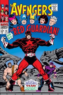 100 Hot Comics: Avengers 43, 1st Red Guardian. Click to buy a copy at Goldin