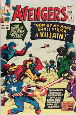 Avengers #15: "Death" of original Baron Zemo. Click for values