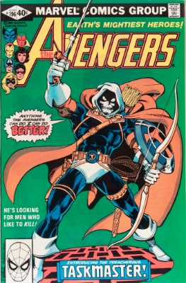 Avengers #196, 1st Taskmaster. Click for values