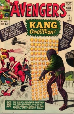 Avengers #8: Origin and first appearance of Kang the Conqueror. Click for values