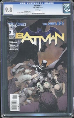 100 Hot Comics: Batman #1 New 52, 1st in New Series. Click to look for one on Goldin