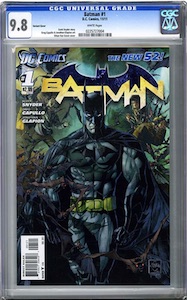 Batman #1 New 52: variant cover. Click to buy
