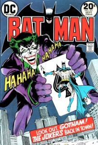 Batman #251 (January 1973): Neal Adams classic Joker cover. Click for values